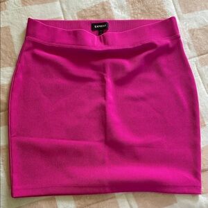 Express Women's Fuchsia Mini Skirt